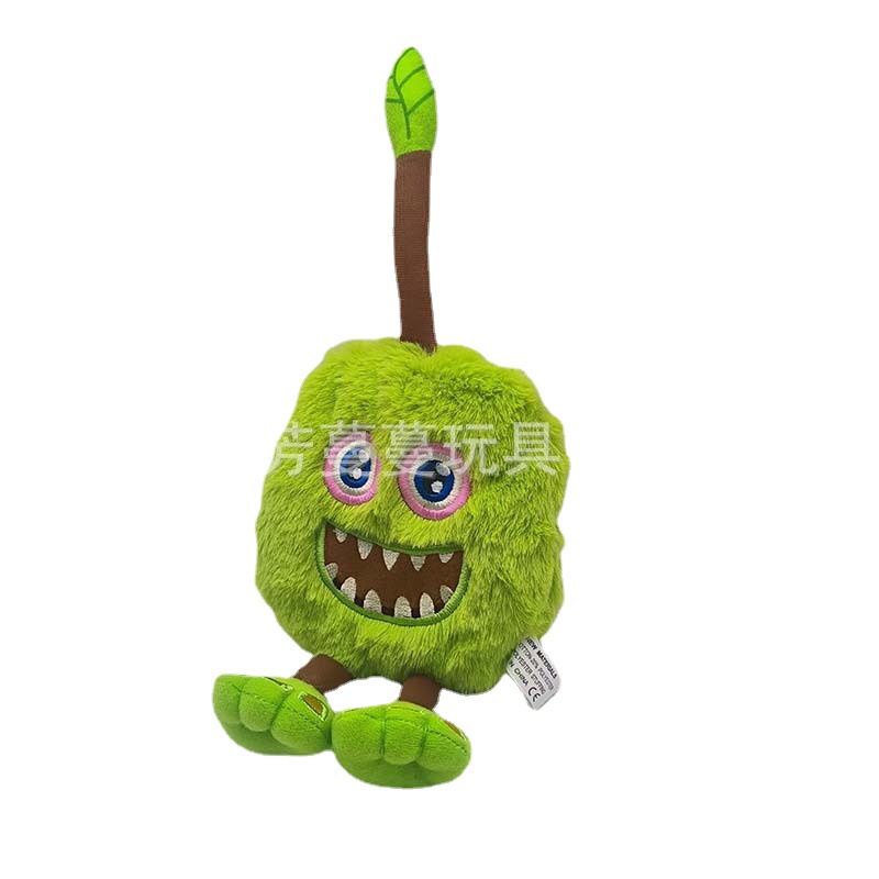 Liquidación transfronteriza juguete de peluche MySingingMonsters Monster Concert muñeca pequeña verde Pequeño Blanco