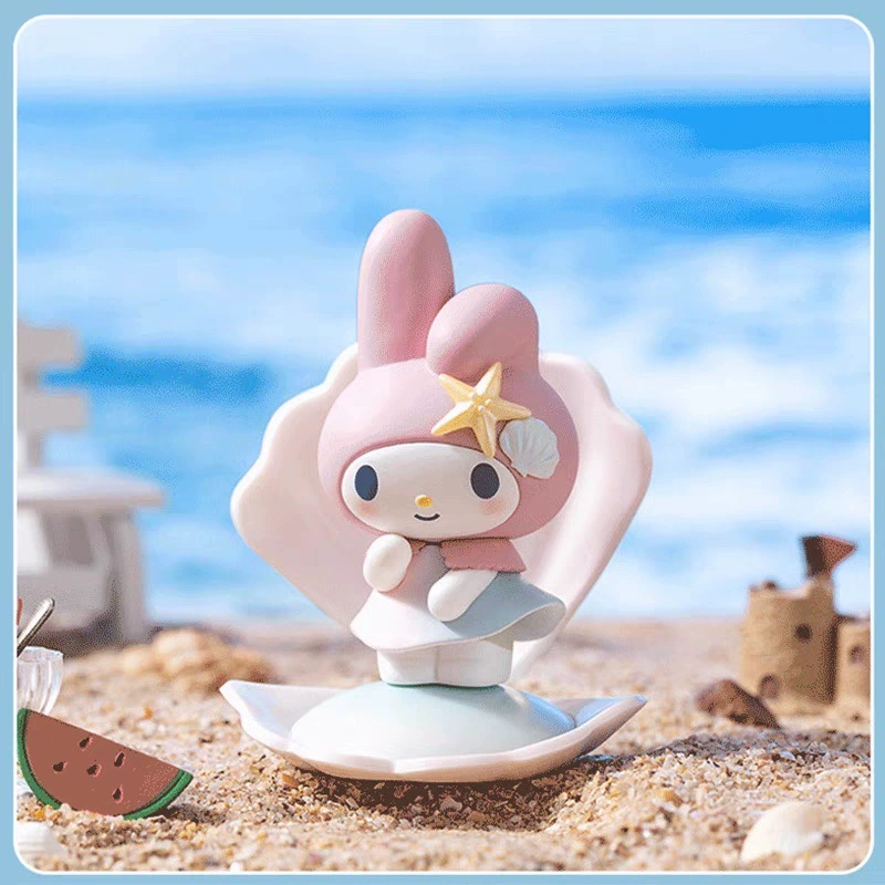 Sanrio Bihai Holiday Culomi Blind Box: Циннамон Дог, Мелоди, Пача — модная фигурка-игрушка, подарок на день рождения