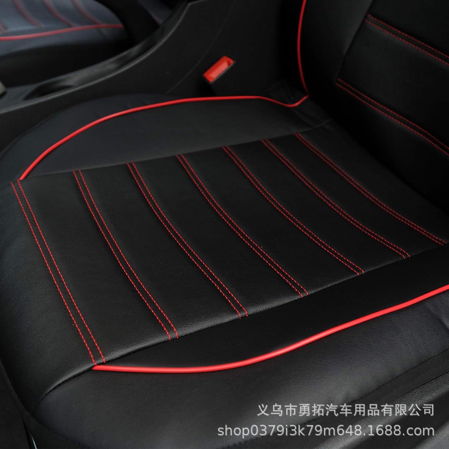 Cross-Border Hot-Selling Pu Double-Needle High-Back Leather Car Seat Cover Amazon Temu Mercado Libre Mexico