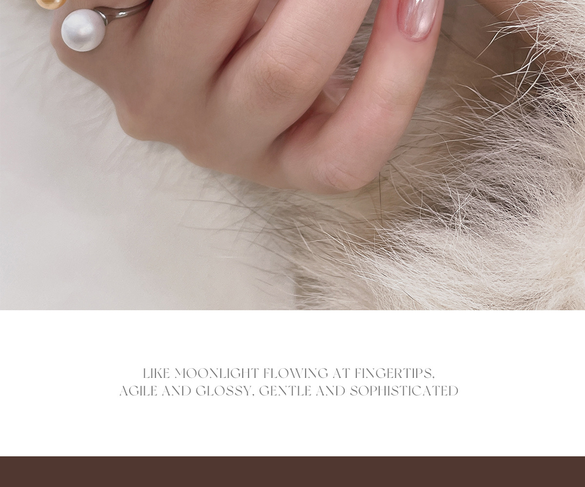 Kanio Nail Art High-Transparency Fill Light High-Brightness Color-Plated Crystal Powder Non-Flying Powder Magic Mirror Powder Nail Decoration