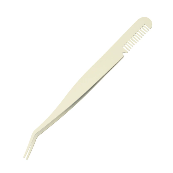 0.8 thick (milk white) comb clip