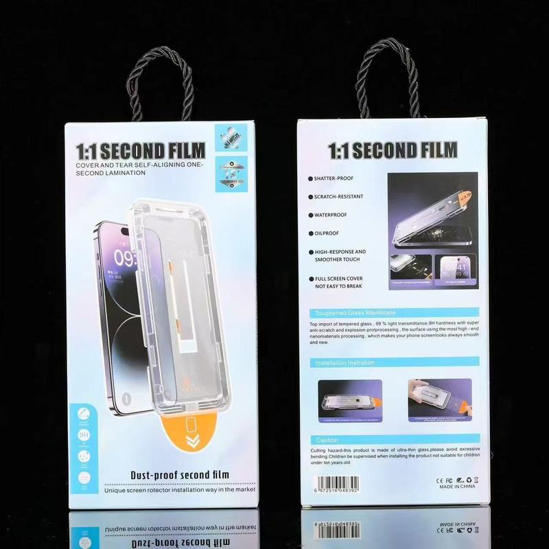 アップルiphone13/14 hd強化膜ソフトケース秒貼りクリーン倉庫定位神器携帯電話フィルムに適している|undefined