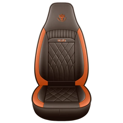 Modelə uyğun (Original) oturacaq örtükləri: Light full leather seven-seat special - cys-charm-coffee-single-seat-standard-edition-11