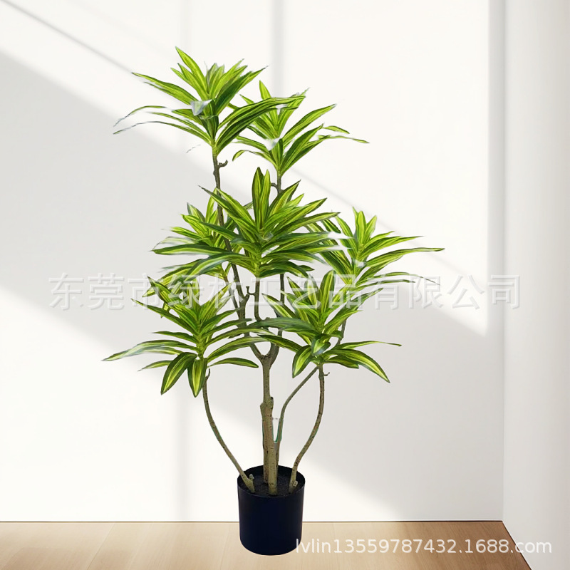 Exquisito alto 90cm 7 cabezas 210 hojas