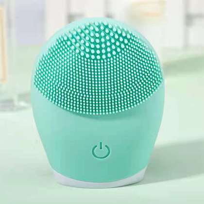 シリコーン振動マッサージ電動洗顔器美肌若返り導入ミニ防水音波洗浄洗顔器|undefined