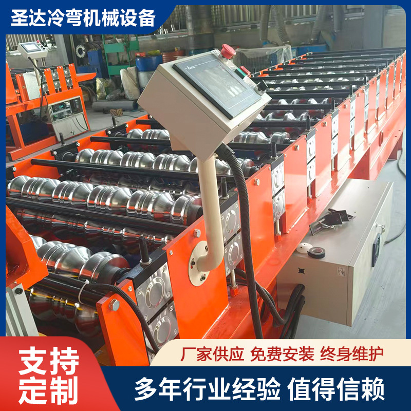 Manufacturer Customized Tile Press Machine for Color Steel 760 Glazed Tiles, Cold Bending Forming Machine, Fully Automatic Glazed Tile Press Machine