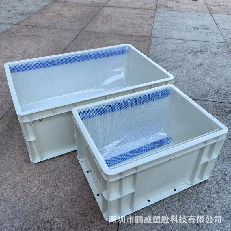 Wholesale thickened European standard EU box car accessories box new material with lid dust curtain logistics turnover box order color Wholesale thickened European standard EU box car accessories box new material with lid dust curtain logistics turnover box order color
