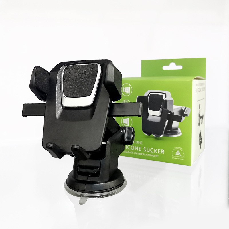 Multifunctional Car Phone Holder, King Kong Ii Model, Universal Dashboard Phone Navigation Holder with Retractable Suction Cup