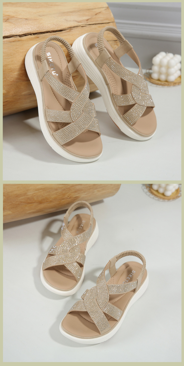 V360-9 Neue 2025 Strass Dicke Sohle Große Größe Leichte Süße Sandalen Für Frauen_voghion.com