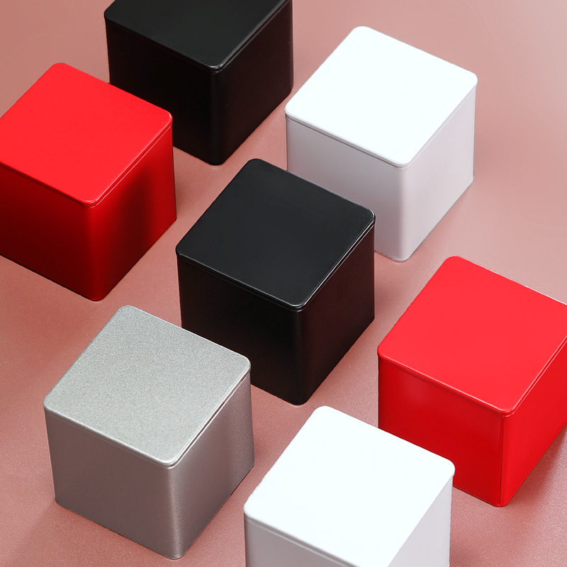 Xiaohongshu’S Popular Wedding Souvenir, Wedding Candy Box, Tinplate Tea Can with Printed Jin Junmei Longjing Tea Tin Can