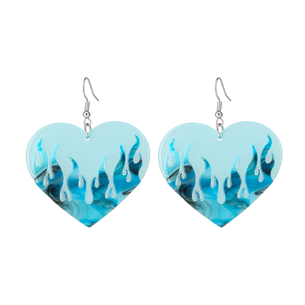 Heart No Inlaid Earrings display picture 29