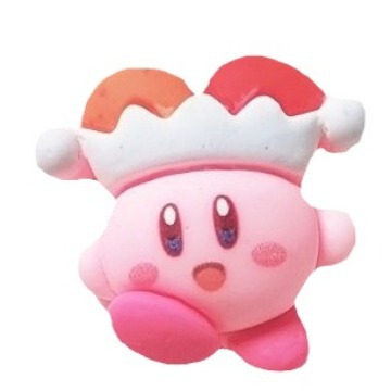 Kirby doll resin diy cream glue accessories mobile phone case accessories water cup stationery shoe buckle patch