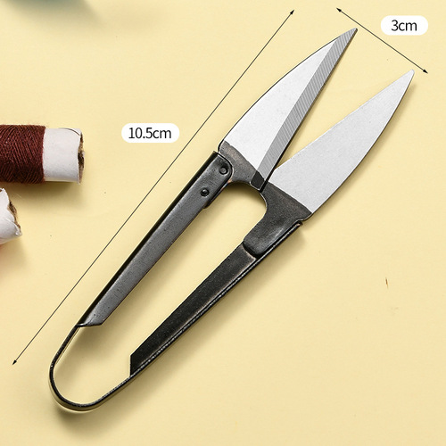 Korean foreign trade classic small thread trimming scissors household sharp scissors handmade paper cutting office scissors yarn scissors