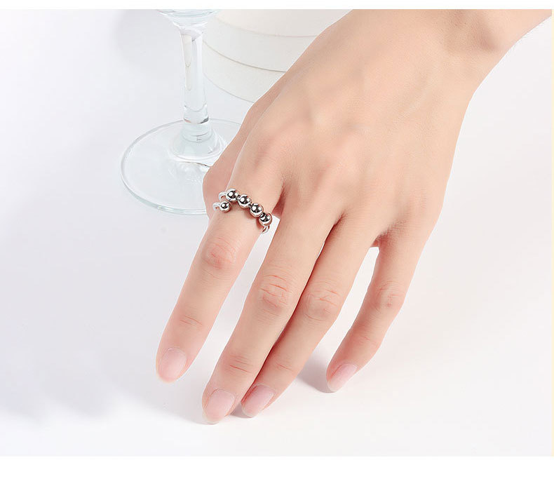 1 Piece Lady Flower Copper Plating Zircon Womenu0027S Open Ring