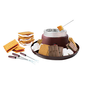 Cross-Border Plastic New Chocolate Electric Hot Pot Melting Pot Roasted Marshmallow Machine 2-in-1 Integrated Hot Pot Party Party
