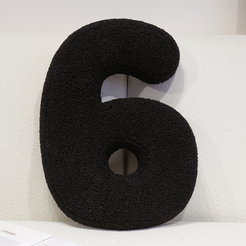 Símbolos digitales creativos almohada para estudiantes de aprendizaje puzzle jardín de infantes muñecas de peluche adornos para el hogar almohada