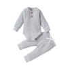 Children's demi-season bodysuit suitable for men and women, overall, trousers, set, children's clothing, long sleeve, wholesale