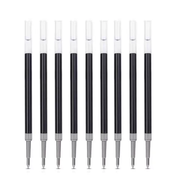 K35 press gel pen refill bullet large capacity press refill office stationery school supplies wholesale