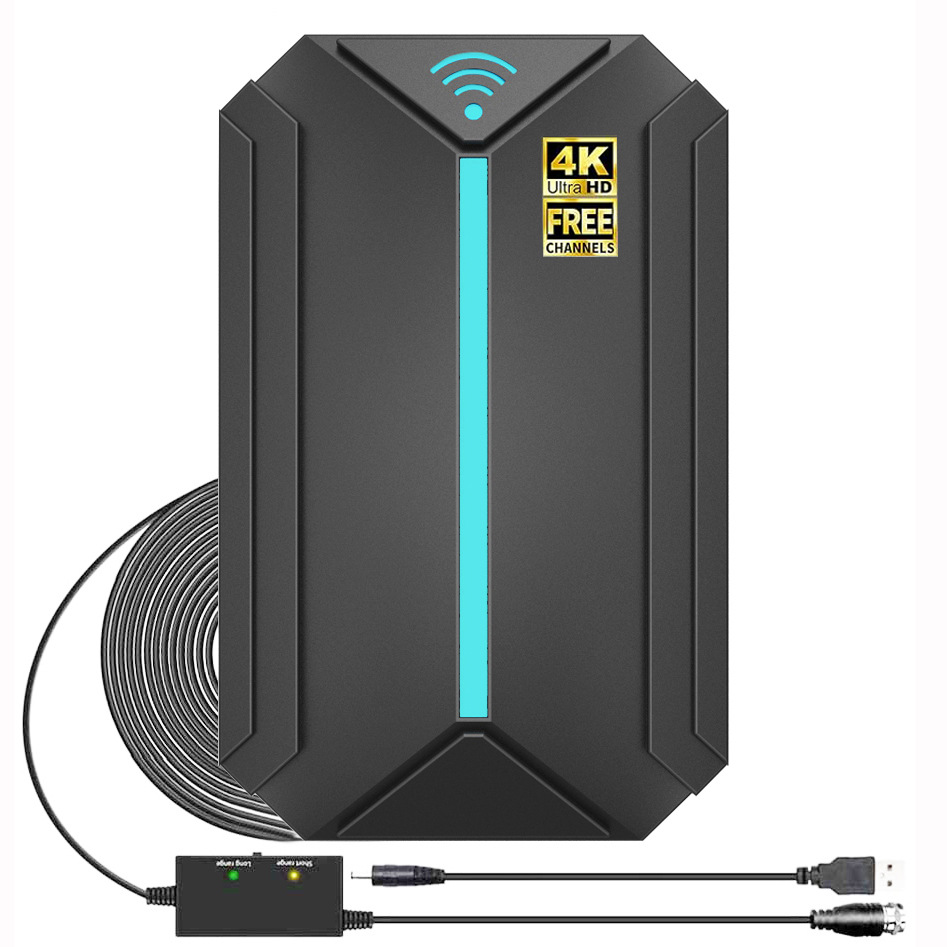 4K Tv Antenna Cross-Border Dvb-T High Gain Hd Dtmb Digital Indoor Isdb Indoor and Outdoor Tv Antenna