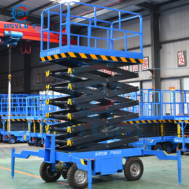 Trailer-Mounted Mobile Lifting Platform 10m16m Large-Tonnage Warehouse Loading and Unloading Elevated Platform Hydraulic Lift