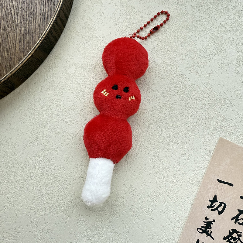 Nuevo y adorable colgante de peluche de pan de vegetales de dibujos animados para niña, divertido colgante de juguete de comida