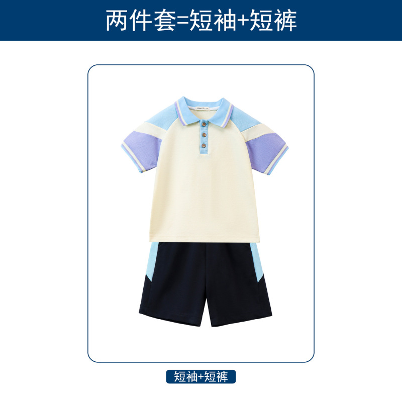 夏季小学生校服冲锋衣秋冬班服短袖套装儿童运动会幼儿园园服夏装|undefined