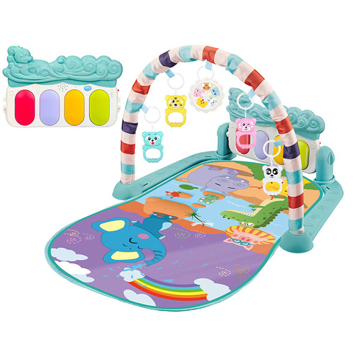 Infant and Toddler Music Pedal Piano Fitness Frame for 0-12 Month Baby Crawling Mat Amazon Cross-border Toys