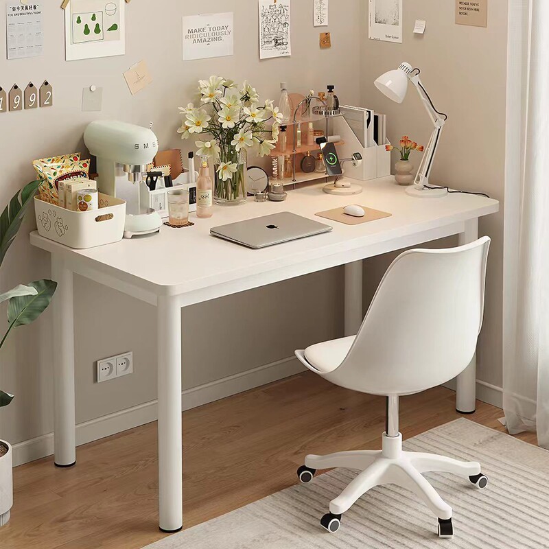 Desk for students, bedroom, home use, girls' vanity table, long and simple modern design, writing desk, workstation, computer desk for office use