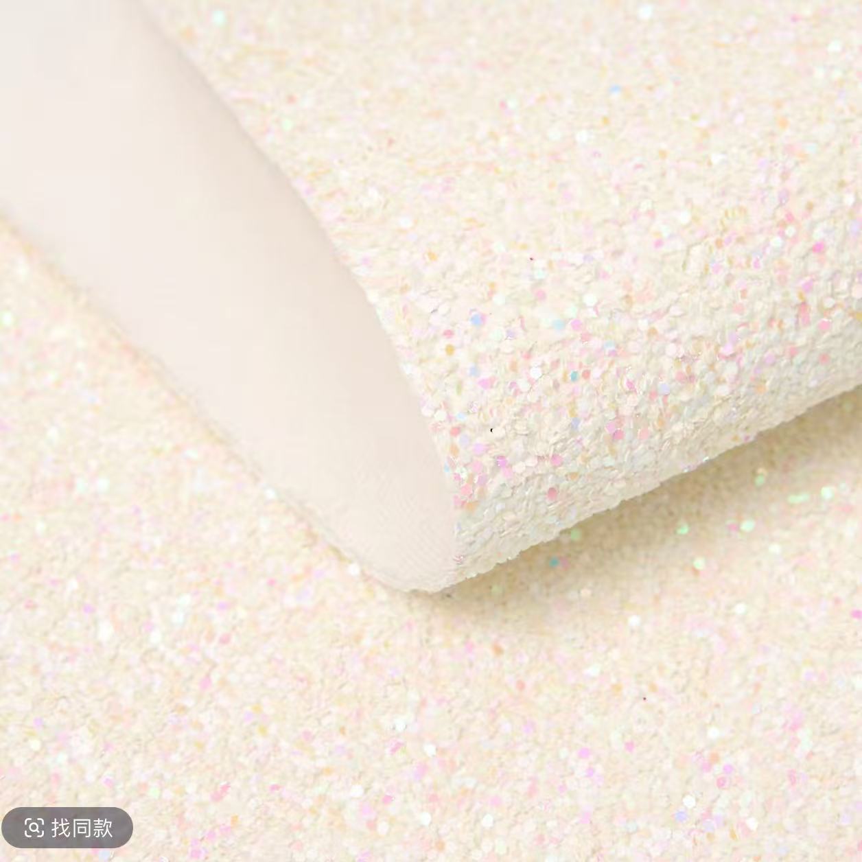 Glitter tela caliente DIY polvo blanco gradiente brillante Glitter cuero brillante Glitter tela brillante brillante image 20