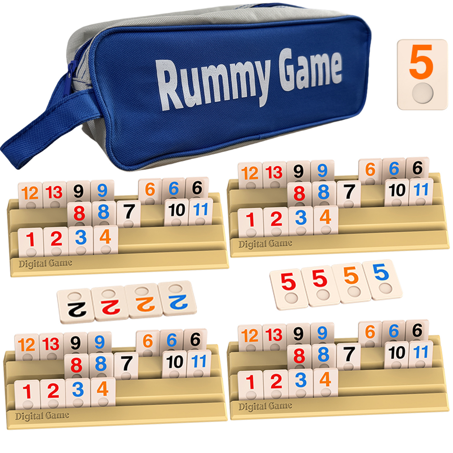 Cross-Border Large Luxury Israeli Mahjong Digital Card Game Memory Game Birthday Party Versatile Board Game