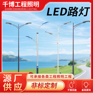 Customized Led Street Lights Street Light Poles New Rural Road Lights 8.1m High Brightness Led Road Lighting Lights
