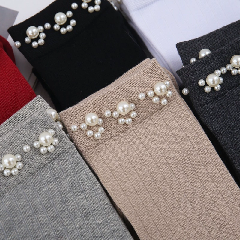 Tide, summer thin cute Japanese retro socks, mid-length
