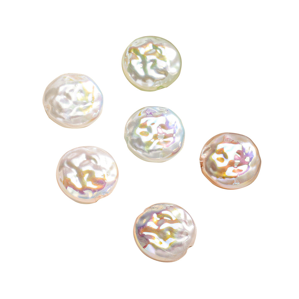 30 ABS barroco de forma especial piedra pequeña perla ovalada con cuentas pulsera de bricolaje collar accesorios de joyería lote suelto