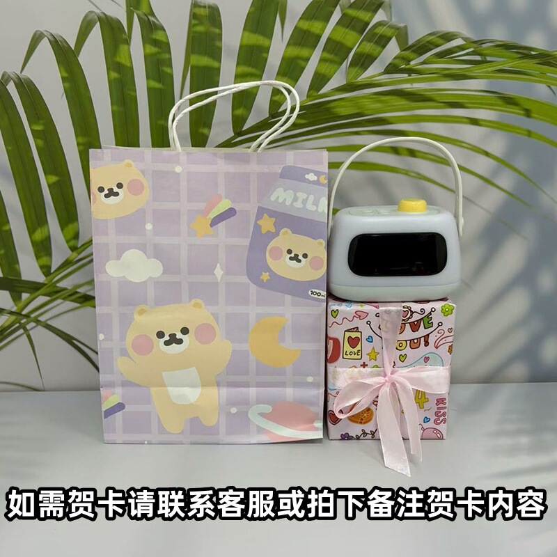子供、男の子、女の子向けのポータブル目覚まし時計ライト、目覚まし時計、LED無段階調光タイマー、デスクトップ小型卓上時計|undefined