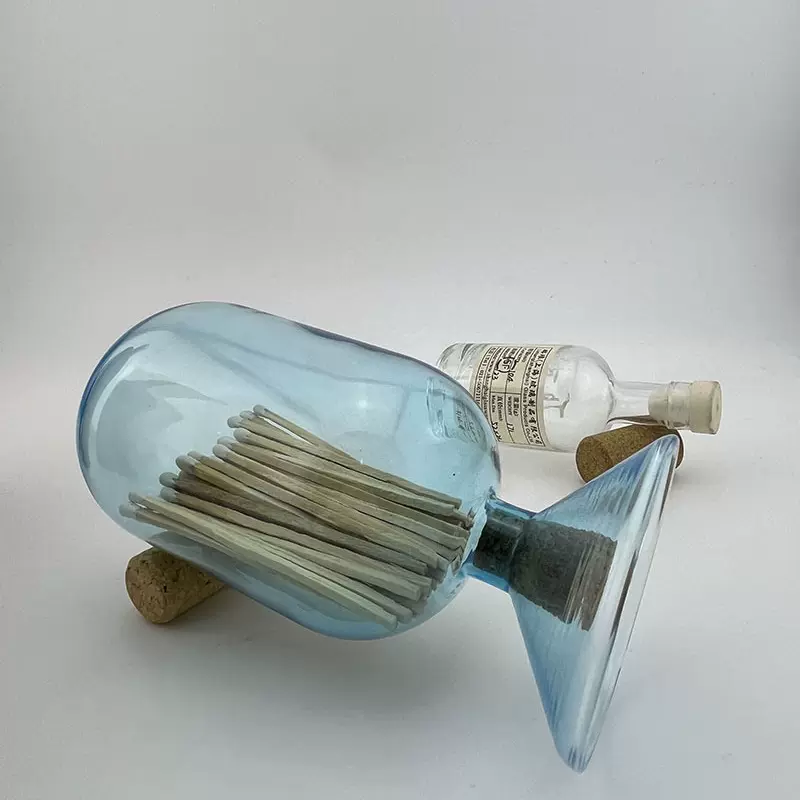 香薰蜡烛专用长杆火柴玻璃瓶  高端创意玻璃瓶火柴   火柴玻璃罐