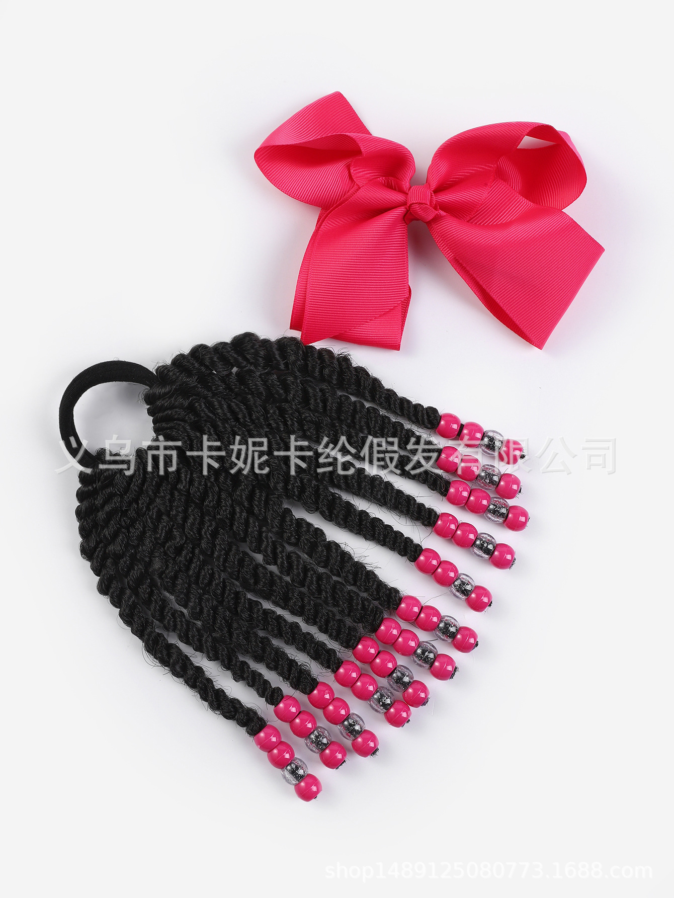 2024 nuevos niños africanos cuentas de trenza sucia cola de caballo de 14 pulgadas peloca peluca NEWLOOK