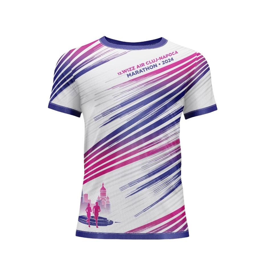 Ropa de atletismo de secado rápido para hombres y mujeres impresa personalizada para estudiantes de carrera de sprint prueba física de entrenamiento de entrenamiento de maratón