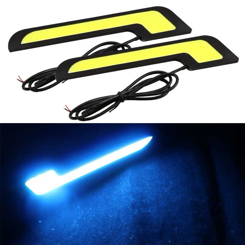 Automóvil COB luz diurna 7 L-shaped luz diurna luz diurna ultra delgada luz diurna luz de alta intensidad