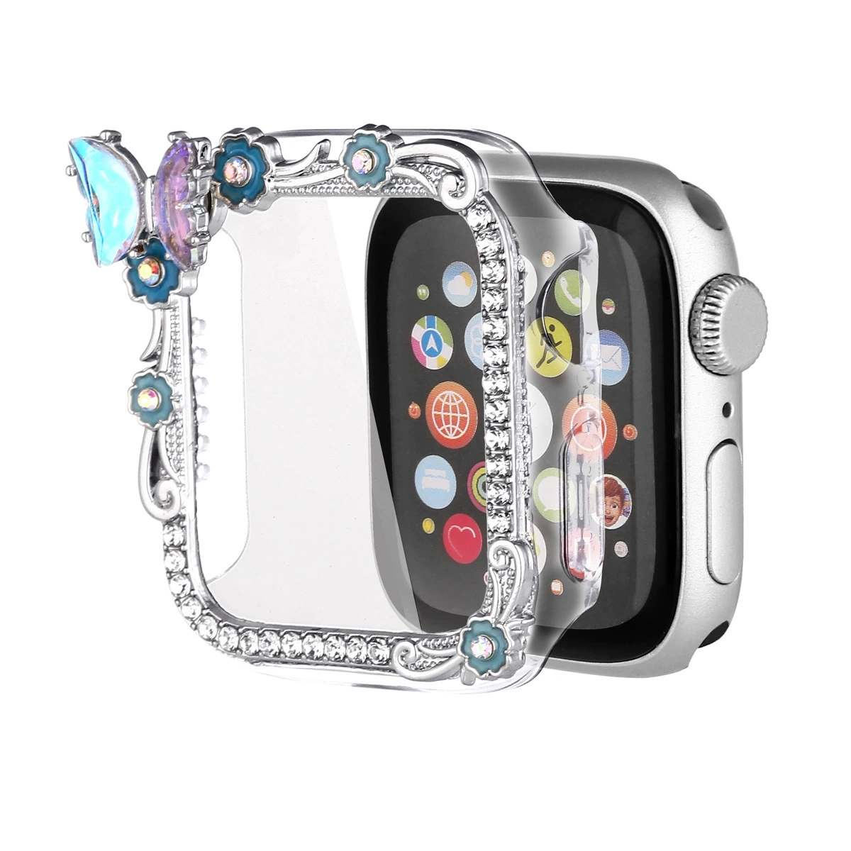 Новый вращающийся кожух-поддержка ремня-бабочка для iWatch98765SE, корпус браслета, маленький благовоний ветер