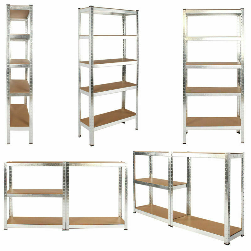 Estante de almacenamiento de artículos diversos Estante galvanizado para el hogar Estante de metal multiusos Estante de exhibición multicapa para supermercado