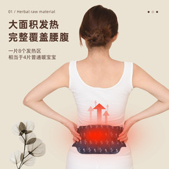 艾草護腰發熱貼 艾絨灸貼 艾草艾灸腰椎貼居家關節艾灸腰貼