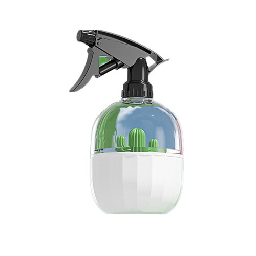 Fresh Nordic style cactus watering bottle gardening spray bottle 500ml small spray disinfection candy color flower watering kettle