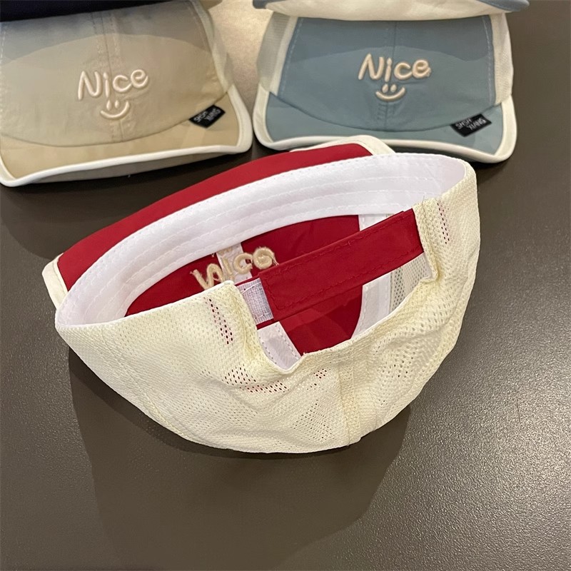 Sombrero de secado rápido para bebés, sombrero de verano delgado para bebés, sombrero de boca de pato transpirable para niños y niñas, sombrero de béisbol de brilla suave, sombrero de protección solar, marea