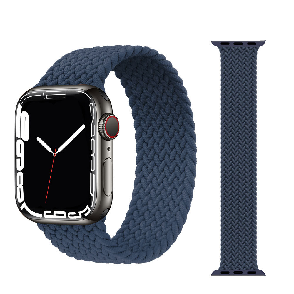 Apple Watch Dây đeo dệt đàn hồi một vòng Dây đeo cổ tay tích hợp đàn hồi Apple Watch8765432SE