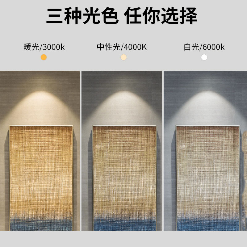 Waterproof spotlight Bathroom LED embedded hotel bathroom home kitchen moisture-proof anti-fog shower room tub spotlight