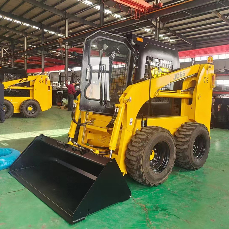 滑移机厂家 小型山锚滑移式装载机 jc25轮胎式铲车多属具一机搞定