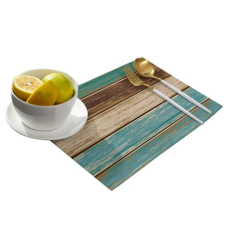 Nordic retro mantel de tela Cafetería Restaurante diseño occidental mantel lavable antideslizante estera de la tabla del hogar al por mayor