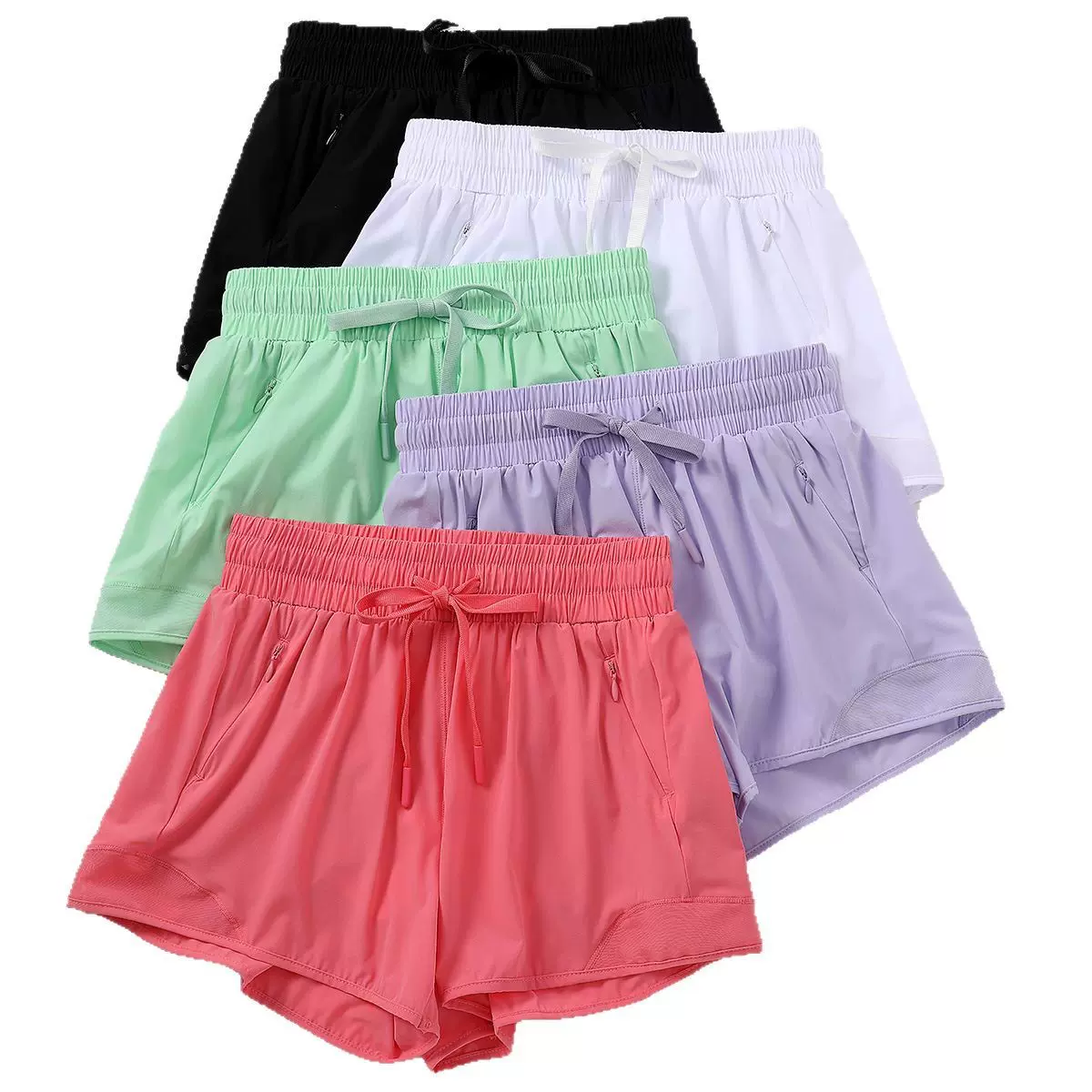 2合1瑜伽裙女夏季中腰显瘦防走光健身运动速干跑步网球半身短裙裤