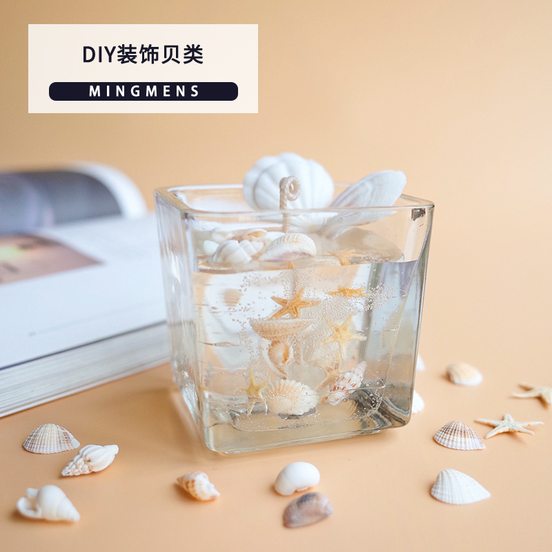 DIY candle decoration shellfish conch starfish small shell handmade Jelly Wax Cup wax Marine diy material DIY candle decoration shellfish conch starfish small shell handmade Jelly Wax Cup wax Marine diy material