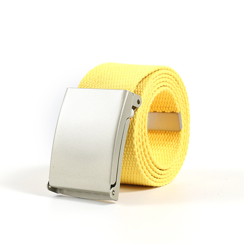 Los hombres y las mujeres universales adultos cinta lienzo clásico lienzo casual todo partido simple cinturón tejido al por mayor